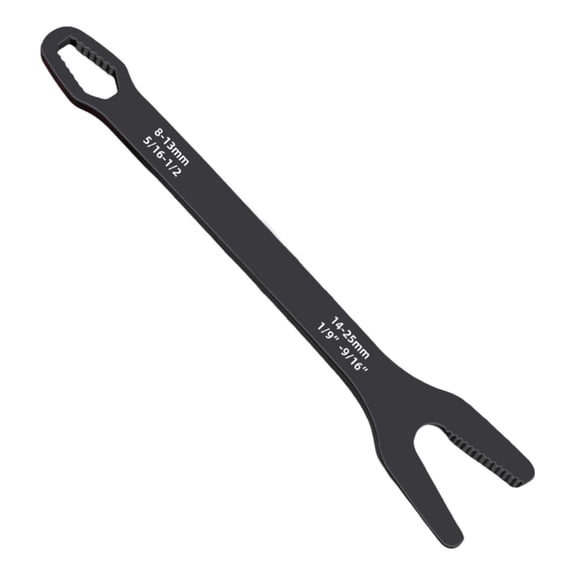 Adjustable Wrench 8-25mm, Universal Spanner Vanadium Steel Quick Grip Repair Hand Tool, Multi Function Wrench For Plumbing Automotive Mechanical DIY Home Workshop Use