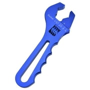 SPEEDWOW Adjustable Wrench Blue Aluminum Tool Spanner 3AN-16AN for Hose End Fitting Car Repair Tool