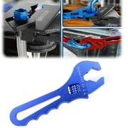 SPEEDWOW Adjustable Wrench,3AN-16AN An Fitting Wrench Lightweight Aluminum Crescent Wrench Spanner Tools for An Hose Fitting Adapter End, Blue