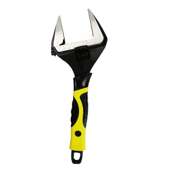 Adjustable Wrench Spanner Large Opening Wrench Snap Grip Nut Key Bathroom Water Pipe Screw Repair Tool Hand Tools