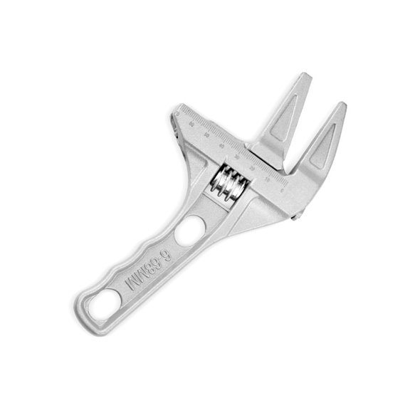 Adjustable Wrench Spanners Pipe Wrench, 6-68mm Wide Jaw Large Openings Short Handle Wrench Repair Tool