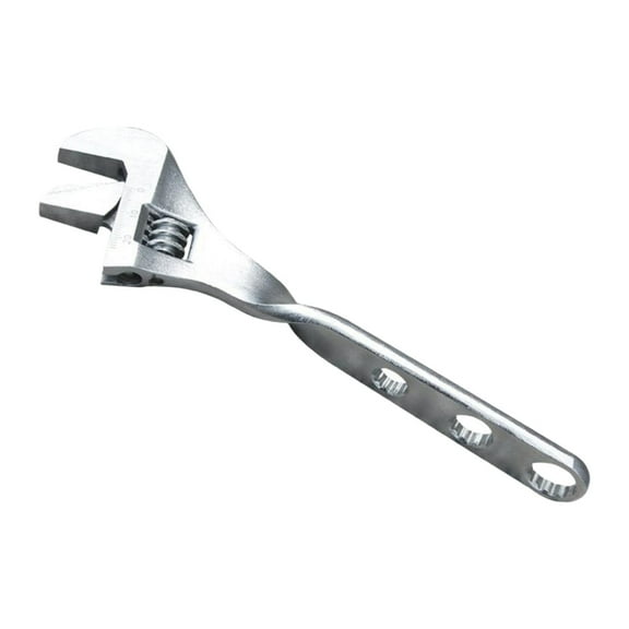 Adjustable Wrench Wide Monkey Wrench Multipurpose Wrench Heavy Duty Steel Construction for Home DIY and Professional Use