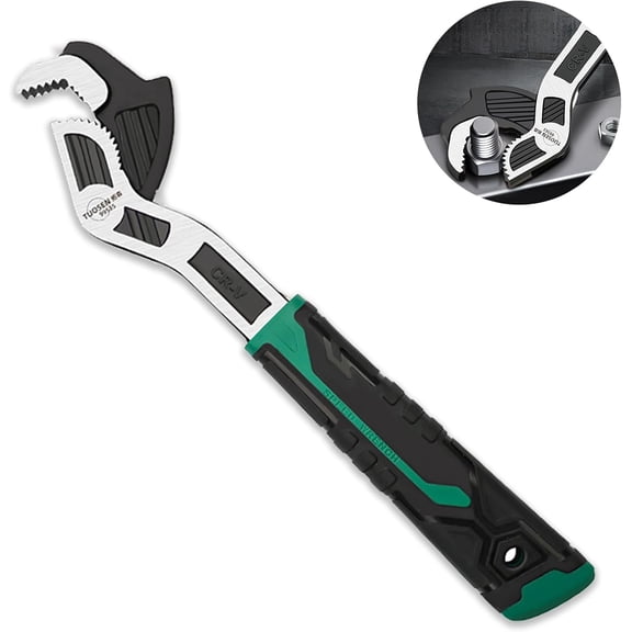 Adjustable Wrenches Multi-function Universal Magic Wrench CR-V Steel,Pipe Wrench Set 6 and 10-Inch 15MM-35MM(2PCS)