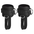 thumbnail image 1 of Adjustable Wrist Ankle Cuffs D Ring Pulley Lifting Straps Gym Cable Attachments, 1 of 8