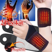 Adjustable Wrist Brace for Carpal Tunnel Relief & Wrist Pain Support, Magnetic & Self-Heating Wrist Strap for Arthritis, Tendonitis, Computer Use, Gaming, Sports