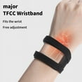thumbnail image 1 of Adjustable Wrist Brace TFCC Tear Ulnar Sided Wrist Pain Weight Bearing St ~F, 1 of 10