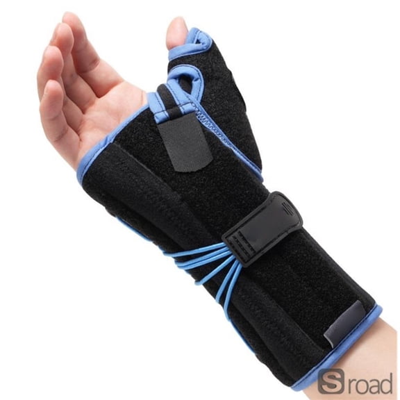 Adjustable Wrist Brace With Thumb Spica Support For Carpal Tunnel, Sprain, Fracture Relief | Breathable Neoprene & Drawstring Closure Wrist Support Stabilizer
