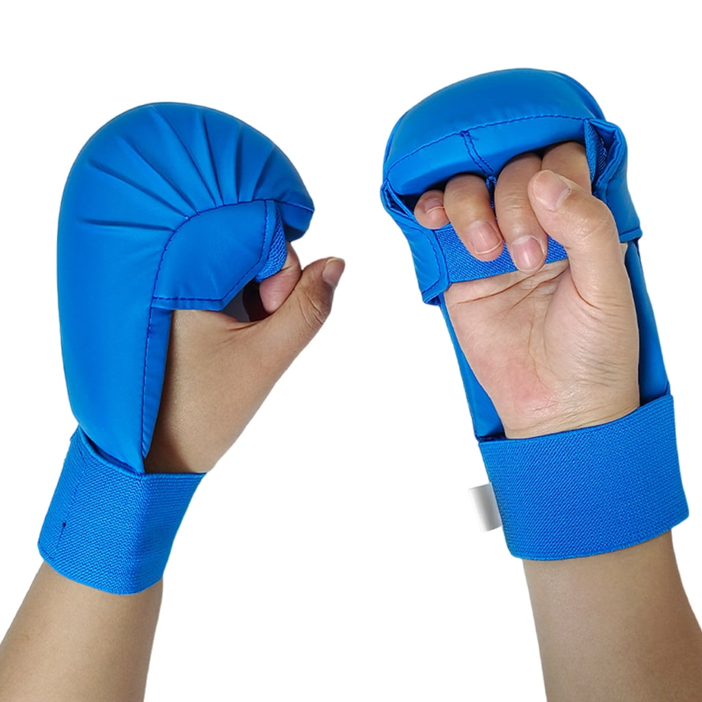 Adjustable Wrist Closure Boxing Gloves Combat Sports Gloves Suitable for Foam Cushioned Hand Impact Absorption Training
