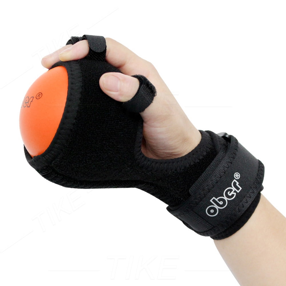 Adjustable Wrist Hand Splint With Exercise Ball - Stroke Recovery Hand Rehabilitation Aid, Breathable Support For Finger Mobility (Right/Left Hand)