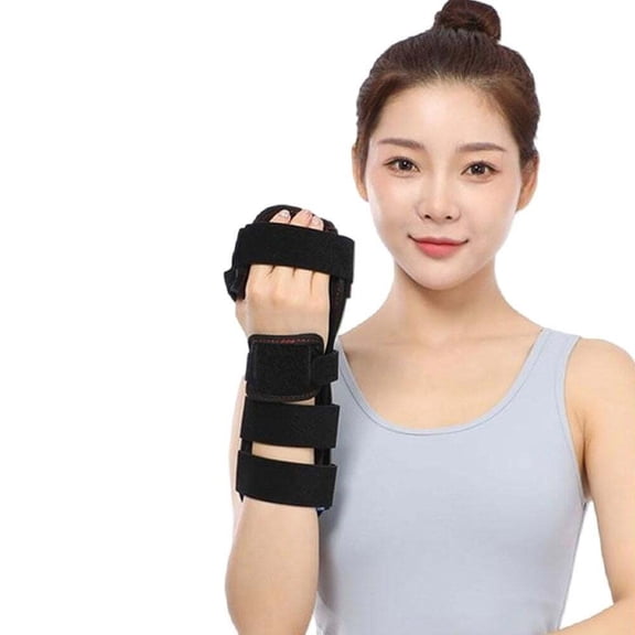 Adjustable Wrist Hand Splint for Fracture Recovery Ergonomic Breathable Support Brace Sizes S L