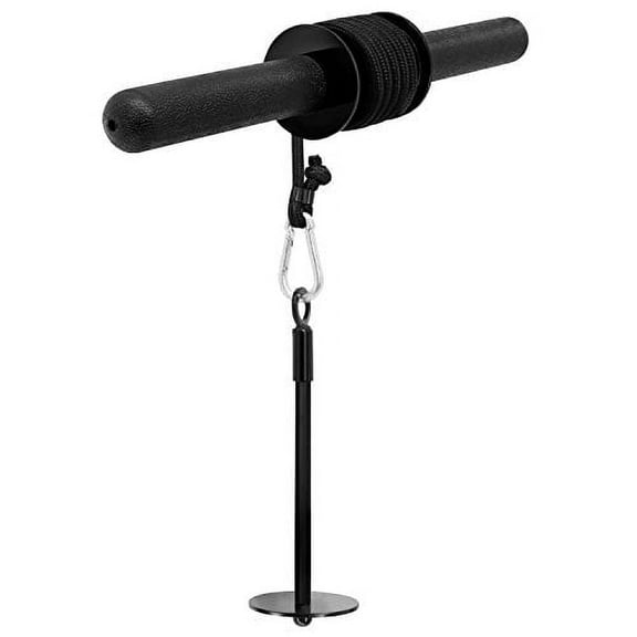 Adjustable Wrist Roller Forearm Exerciser with Grip Handles - Strength Training Fitness Equipment for Wrist and Forearm Muscle Development