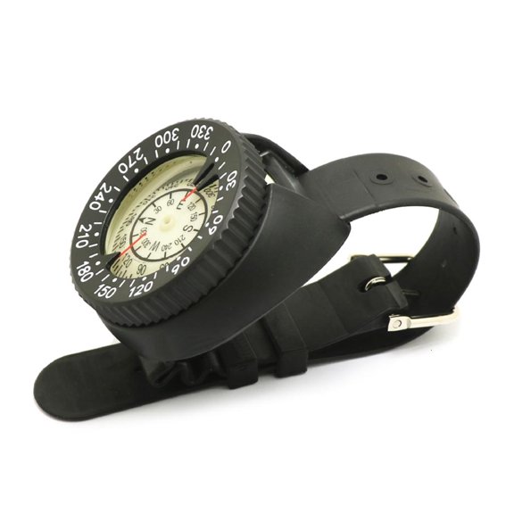 Outdoor Diving Navigations Compasses Waterproofs Luminously Dials Compasses Wrist Strap Type Compasses Easy to Use