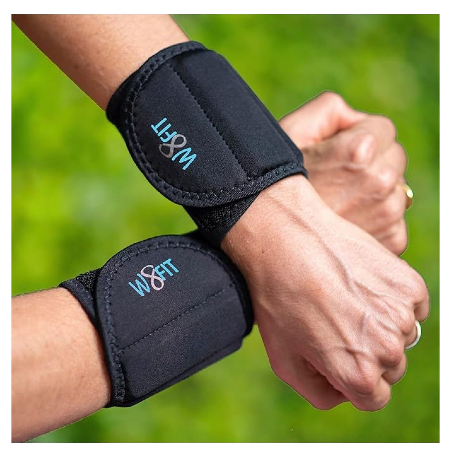 Adjustable Wrist Weights 1 LB pair (1/2 lb each cuff) Small 4" - 6"