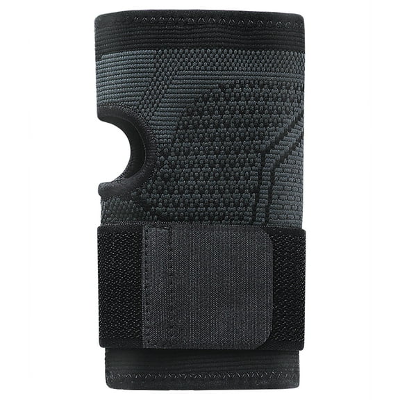 Adjustable Wrist Wrap for Men and Women - Workouts Wrist Band, Breathable and Sweat-Absorbing Carpal Tunnel Compression Wrist Brace, Fit for Left Right Hand (Black)