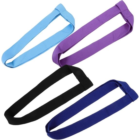 Adjustable Yoga Mat Straps Multi-Color 4-Pack Carry Stretch Training 120cm