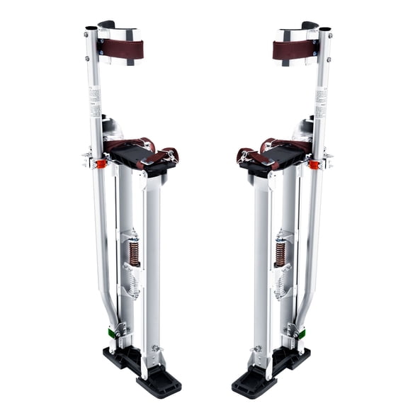 Adjustable aluminum drywall stilts 24-40 inches - with knee pads, non-slip, suitable for painting, walking, gluing