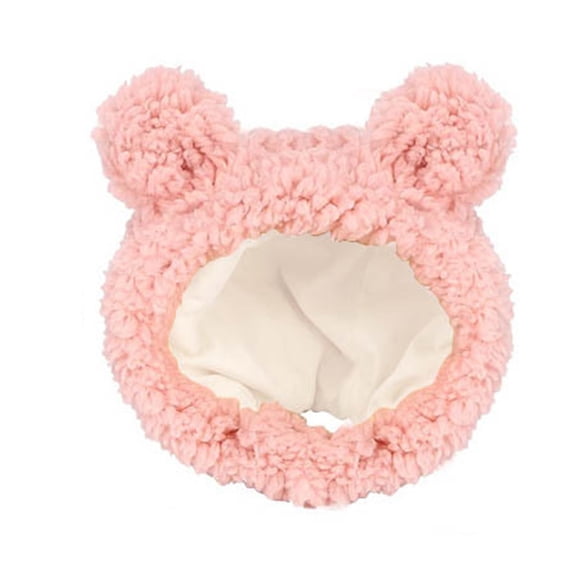 Adjustable and Comfortable Pet Cat Hat Soft, Warm, Adorable Headband with Fastener Tape for Secure and Comfortable Wear