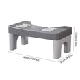 thumbnail image 1 of Adjustable and Foldable Toilet Stool for Enhanced Posture Support, Non-Slip, Space-Saving Bathroom Step Stool for Adults and Family Use, 1 of 5
