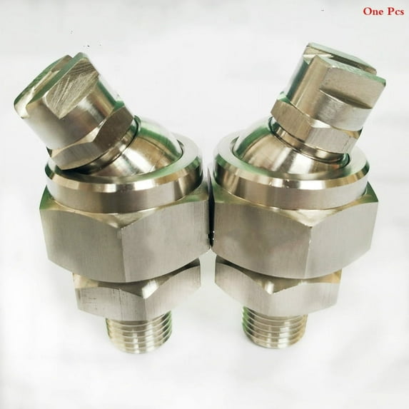 Adjustable ball joint spiral nozzle,Flat Fan Spray Nozzle,SUS 304 universal air Atomizing nozzle for industrial dust removal
