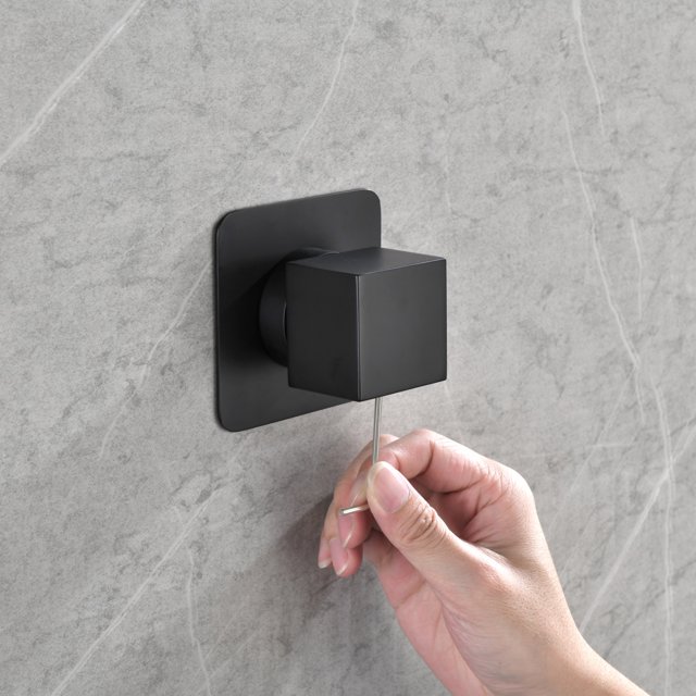 Adjustable brass handle valve body extra high flow master shower volume