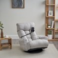 thumbnail image 1 of Adjustable head and waist, game chair, lounge chair in the living room, 360 degree rotatable sofa chair,Rotatable seat Leisure Chair deck chair, 1 of 6