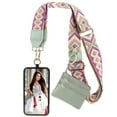 thumbnail image 1 of Adjustable phone strap crossbody bag with wallet clip for easy carrying, phone with wallet, phone strap with zipper pocket, phone strap with cross, 1 of 8