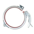 thumbnail image 1 of Adjustable pipe clamp hose clamp quick release round duct clamp quick pipe clamp barrel clamp ring SS/galvanized 80-400mm dia, 1 of 5