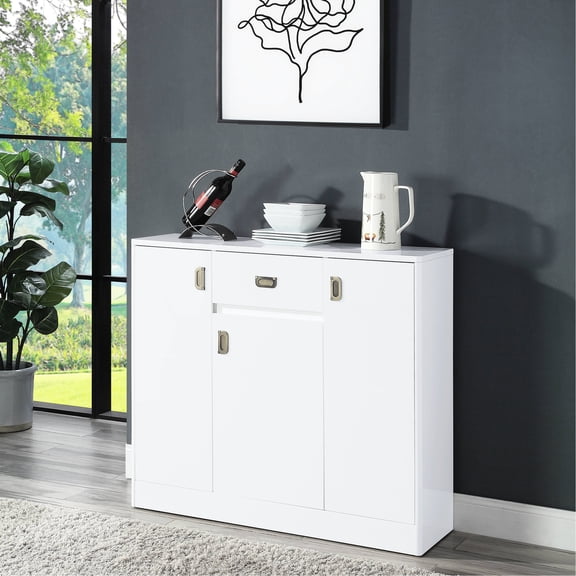 Adjustable shelf server / Versatile storage in living room