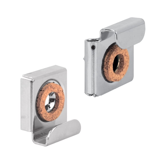 Adjustable spring-loaded Mirror Clip Set, 1/4 in, Steel