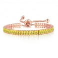 thumbnail image 1 of AdjustableTennis Bracelet for Women 18K Gold Plated Zircon Lab Diamond Tennis Link for Men Women Fashion Gifts, 1 of 4
