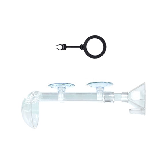 Adjusted Length Shrimp Feeding Tube Suit Clear Fish Tanks Directional Feeding Aquariums Feeding Accessories