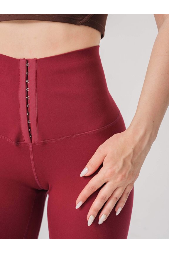 Women’s High-Rise Shapewear Legging, Moisture-Wicking Compression Activewear