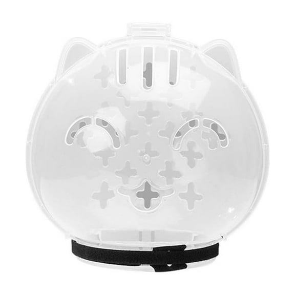 Adjusting Cats Protective Head Cover Soft PP Cats Muzzle Prevent Inguries Licking ScratchPrevent Cats Mask for Grooming
