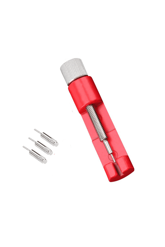 Metal Watch Link Adjust Slit Strap Chain With Replacement Pins Removing Adjuster Repair Tool Set For