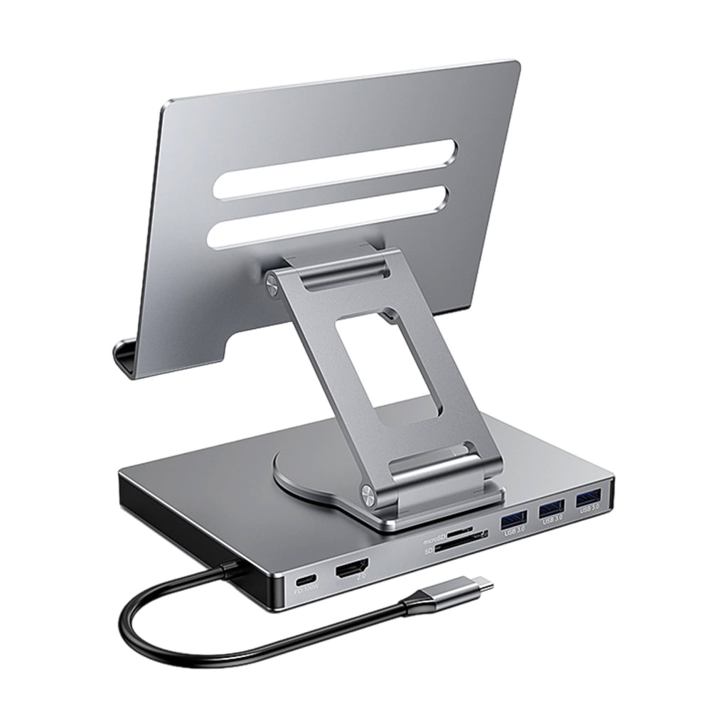 Adjustment USB C Docking Station Stand 100W Power Delivery Aluminum ...