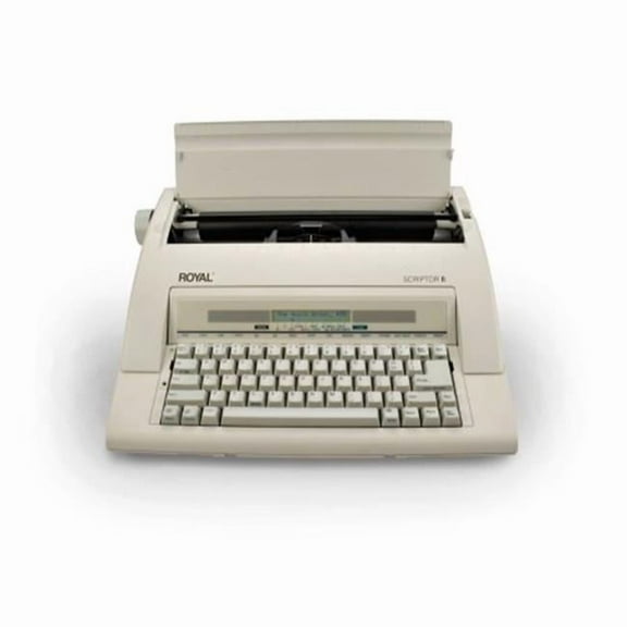 Adler Royal 69147T Scriptor II Port Memory Spellcheck Typewriter with Display