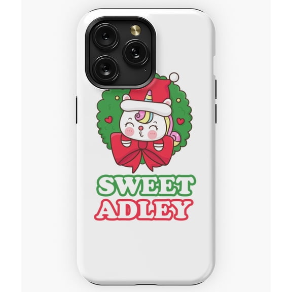 Adley Love Sweet Adley Kids Rainbow Unicorn Gift - Chic Phone M97 A12115 Phone Case for iPhone 11 to 17 Pro Max