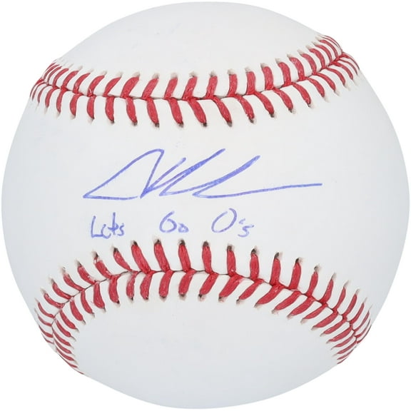 Adley Rutschman Baltimore Orioles Autographed Baseball with "Let's Go O's" Inscription - Fanatics Authentic Certified