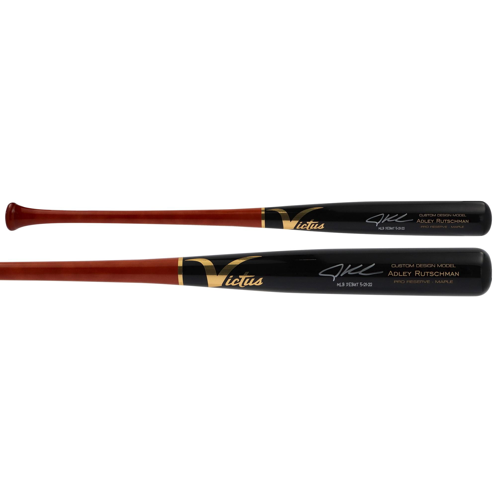 Adley Rutschman Baltimore Orioles Autographed Victus Game Model Bat with "MLB Debut 5-21-22" Inscription - Fanatics Authentic Certified