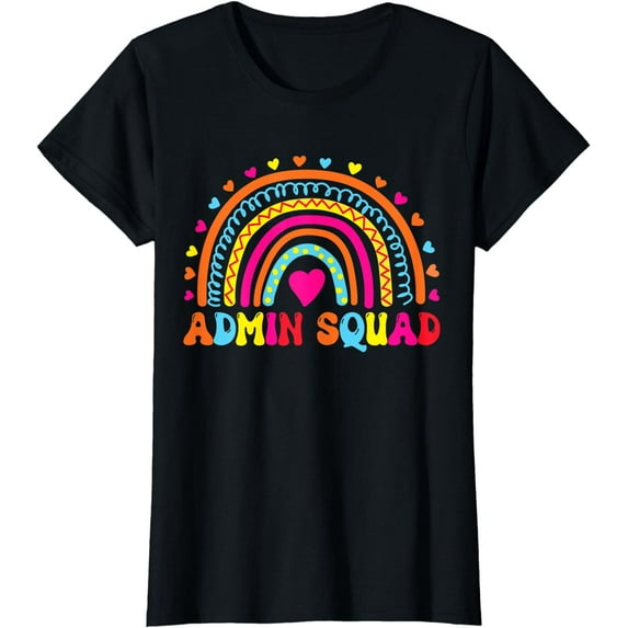 Admin Squad Admin Assistant School Principal Administrator T-Shirt