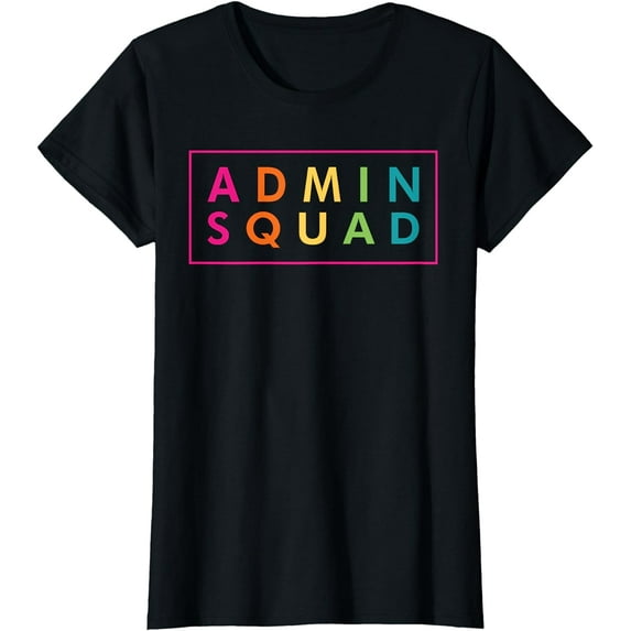 Admin Squad Administrative Assistant Office Team Vintage T-Shirt