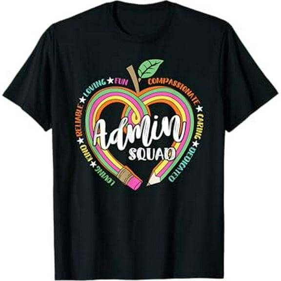 Admin Squad School Assistant Principal Crew Administrator T-Shirt