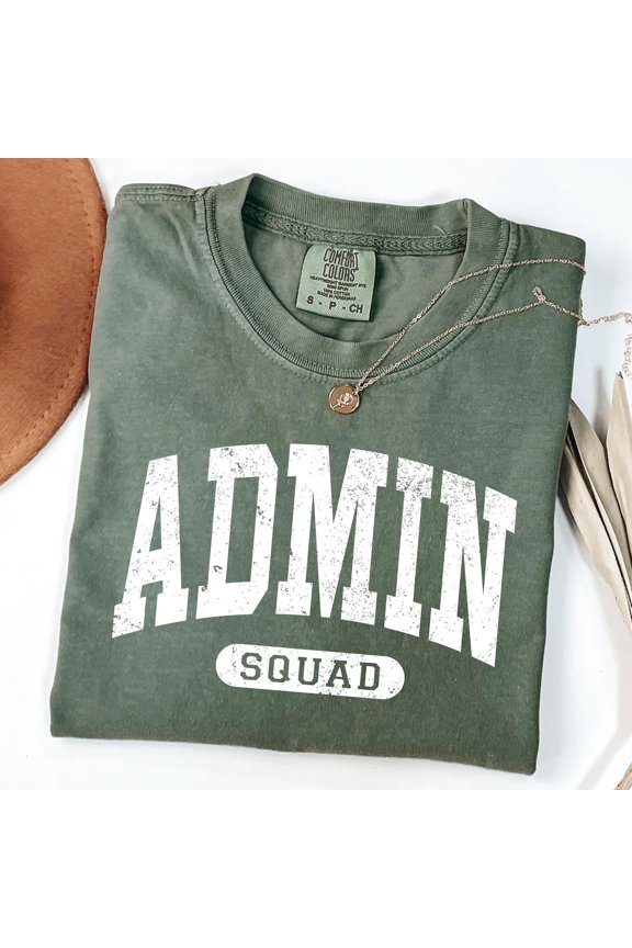 Admin Squad School Office Staff T-Shirt