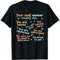 thumbnail image 1 of Admin Team Dream Team School Staff Teacher Back To School T-Shirt, 1 of 4