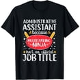 thumbnail image 1 of Administrative Assistant Funny Multitasking Ninja Novelty T-Shirt, 1 of 4