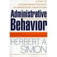 thumbnail image 1 of Administrative Behavior, 4th Edition, (Paperback), 1 of 1