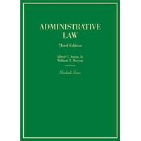 Pre-Owned Administrative Law (Hornbooks) (Hardcover) 0314279415 9780314279415