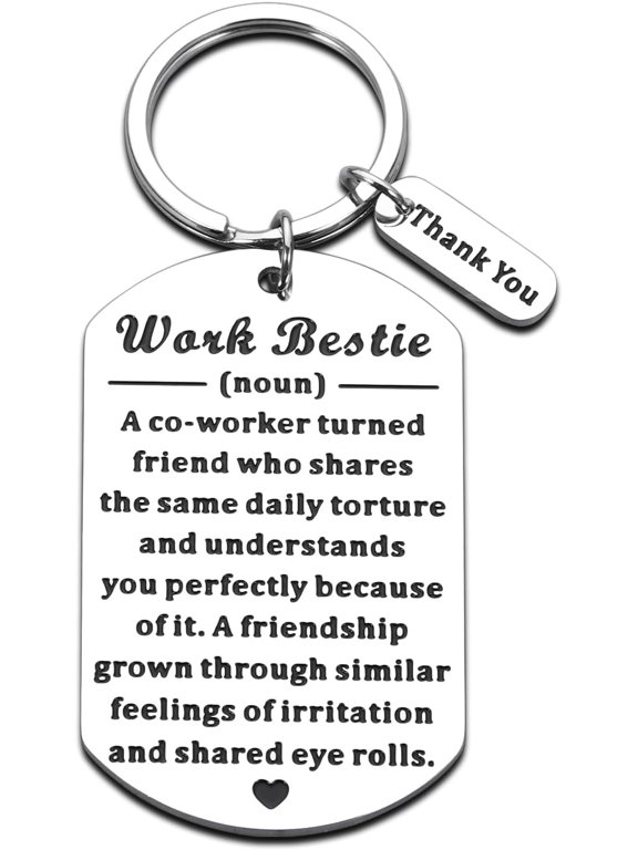 Administrative Professional Day Gifts, Work Bestie Gift for Women, Administrative Assistant Gifts, Coworker Leaving Giift for Women, Thank You Giift for Coworker, Farewell Gift for Coworker Keychain