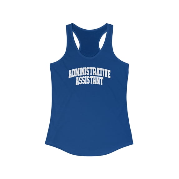 Administrative assistant Tank Top Gifts Shirt Womens Sleeveless