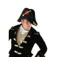 thumbnail image 1 of Admiral Bicorn Military General Adult Black Hat Costume Accessory One Size, 1 of 5